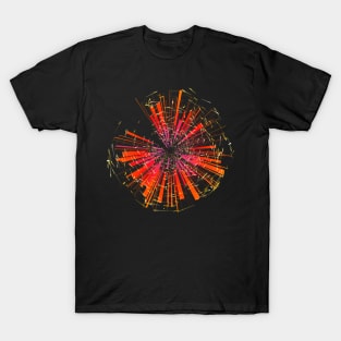 Burst of Red and Yellow T-Shirt